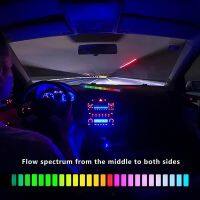 【CC】 Car Strip Lights Multicolor Interior Atmosphere Lights Sound USB