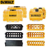 DEWALT เจาะชิ้นส่วนกล่องเก็บผู้ถือบิตยุ่งเหยิงเครื่องมือไฟฟ้าอุปกรณ์วางซ้อนกันได้ยากกรณีชุดหัว D Ivider ชั้นวาง