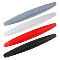 【CW】Car Bumper Protector 2Pcs Universal Car Soft Rubber Bumper Anti Collision Strips Bumper Guard Protector Elastic Auto Edge Patch