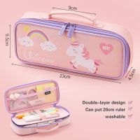 Unicorn Pencil Case Kawaii Papelaria Pen Cute School Pencil Bag Gift Box Estuche Escolar Astucci Kids School Supplies Stationer Pencil Cases Boxes