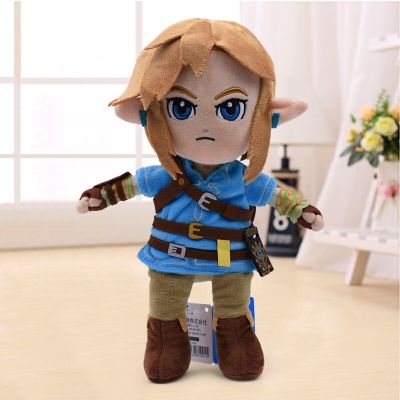 มาใหม่ล่าสุด Zelda ตุ๊กตาการ์ตูนของเล่น Link Boy พร้อมด้วยดาบ Korok Link ตุ๊กตายัดนุ่นสำหรับของขวัญที่ดีที่สุดสำหรับเด็ก