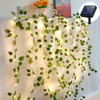 ☎☏ Fairy Lights Solar Lights Maple Leaf Waterproof Outdoor Garland 10m 100LED /5M 50 LED Solar Lamp Christmas for Garden Decoration