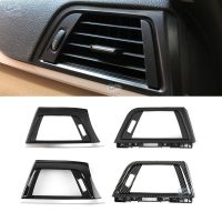 HOT LOZKLHWKLGHWH 576[ร้อน W] LHD สำหรับ BMW 3 Series F30 F35คาร์บอนเนื้อด้านหน้าแถวลมซ้าย/ขวาเครื่องปรับอากาศ Vent ย่างเต้าเสียบอากาศแผงกรอบตัด