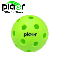 PLAER Indoor Pickleballs - Split Mould Pickleball Balls สำหรับการเล่นสันทนาการ 26 หลุม สีเขียว