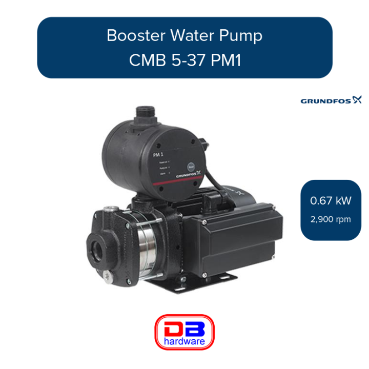 Grundfos Booster Water Pump CMB537 PM1 Lazada