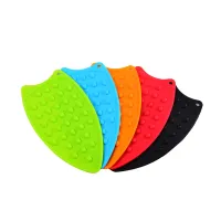 【YY】Multicolor Silicone Hot Protection Iron Rest Pad Mat Safe Surface Iron Coaster Stand Mat Holder Ironing Pad Insulation Boards