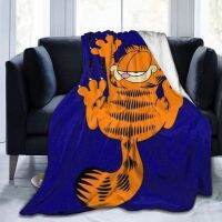 2023 in stock Large Amount Ready Stock QWEQW Garfield Cartoon Cat Blanket Super Soft Veet Warm Fluffy Blankets, Childrens Blanket, Easy to Maintain, All Season Quality，Contact the seller to customize the pattern for free