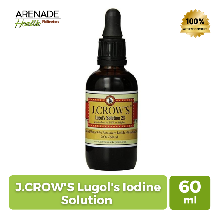 J.CROW'S Lugol's Iodine Solution 60ml Lazada PH