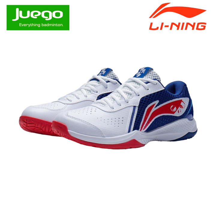 Li-Ning ATS020-4S Badminton Shoes White/Blue | Lazada PH