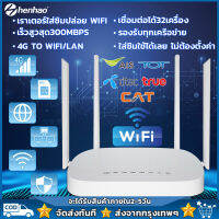 เราเตอร์ใส่ซิม 4G ตัวปล่อยสัญญาณ WiFi แรง router ราวเตอร์ใส่ซิมปล่อย Wi-Fi 300Mbps 4G LTE sim card Wireless router wifi 4g ใส่ซิม ทุกเครือข่าย AIS DTAC true เสียบใช้ได้เลย