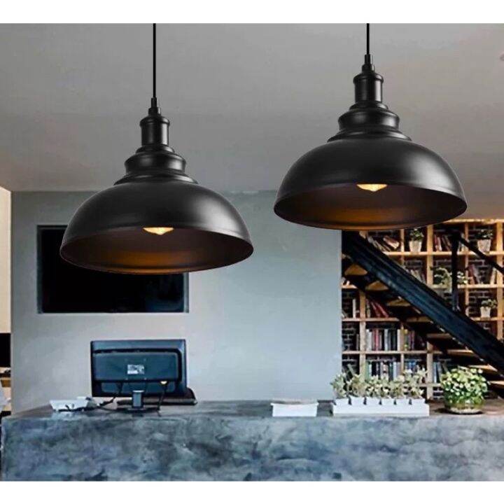 Photo inspiration: Gallery Detail: Retro Industrial Loft Style Hanging Pendant Light Garage Metal Ceiling