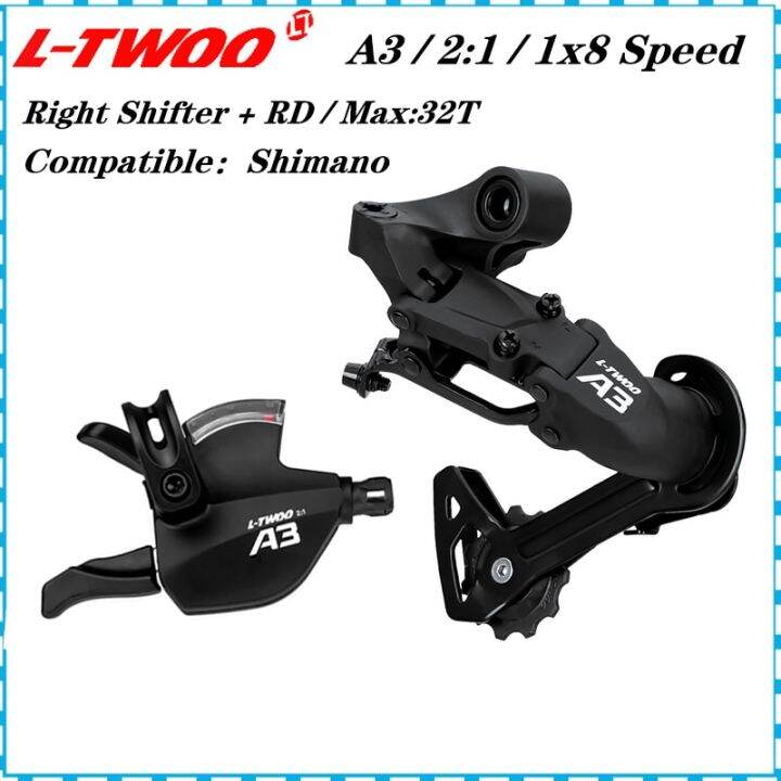 LTWOO A3 21 1X8 8 Speed Derailleurs Trigger Groupset 8S 8V Shifter