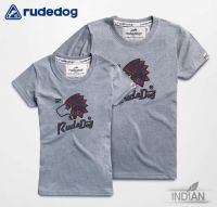 Rudedog เสื้อยืดหญิง รุ่น Indian เทา (ราคาต่อหน่วย)