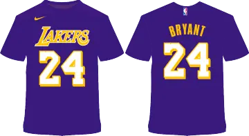 NBA Los Angeles Lakers Kobe Bryant #24 Notorious Jersey