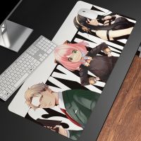 Spy x Family Mouse Pad Gamer Large Lock Edge Soft Gaming Mousepad Mountain Non-slip Rubber Computer Desk Mat Pad Mausepad