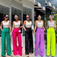 Torry neon pants❤️‍??(390฿ฟรีส่ง) กางเกงทรงขากระบอกดีเทลแต่งหูกระเป๋าคู่ 8สีจุกๆสวยเผ็ชจี๊ดมากแม่ !