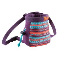 ถุงชอล์กขนาด M (สีม่วงลาย Hindie) Chalk bag size M (Purple, Hindie pattern)