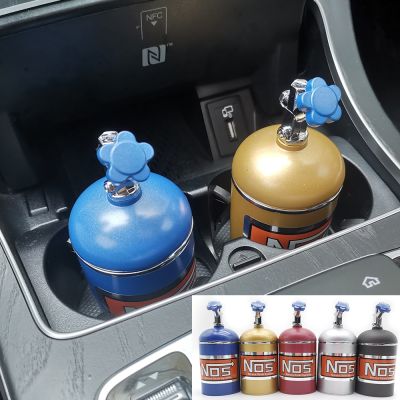 hot！【DT】✙۞  Bottle Smoke Pulling Ashtray Car Garbage Coin Storage Cup Cigar Ash Tray for