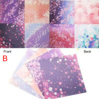 Alice 60/65Pcs Space Star Flower Origami Paper Double Sided Folding DIY Papers Craft