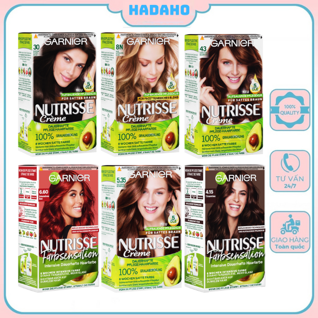 Dòng sản phẩm Garnier Nutrisse sẽ giúp bạn có được bộ tóc tuyệt đẹp, chăm sóc và nuôi dưỡng tóc một cách tốt nhất. Hãy cùng tìm hiểu và khám phá những sản phẩm thần thánh của Garnier Nutrisse.