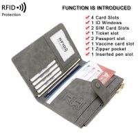 แปรงป้องกันขโมยหนังอเนกประสงค์แบบ ZKMFU9568คลิปปกหุ้มหนังสือเดินทาง RFID กระเป๋าหนังสือเดินทางจัดระเบียบเอกสาร