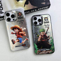 แบรนด์แฟชั่นยอดนิยมสำหรับ IPhone 14 13 12 11 Pro Max เคสโทรศัพท์มีลายยี่ห้อใหญ่รุ่น Q ของ Luffy Sauron