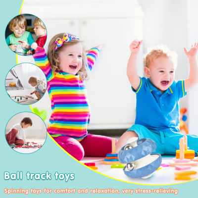 Ball Track ของเล่น Antistress Track Ball Finger Spinner Decompression Ball Track Magic Cube ของเล่น Sensory ของเล่นเด็กคริสต์มาส Gift