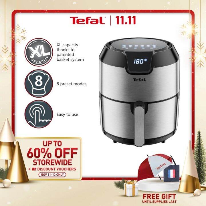 TEFAL Easy Fry Deluxe Digital Touch Screen Air Fryer 4.2L XL EY401D27