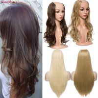 Benehair Synthetic 24 quot; 26 quot; U Shape Clips Half Wig Long Straight wavy curly fake Hair Extension Natural Hairpiece For Women