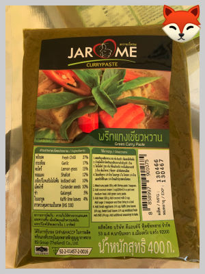 { JAROME } Green Curry Paste Size 400 g.