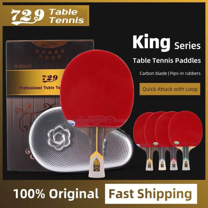 729 Friendship Original King Table Tennis Racket Professional Carbon