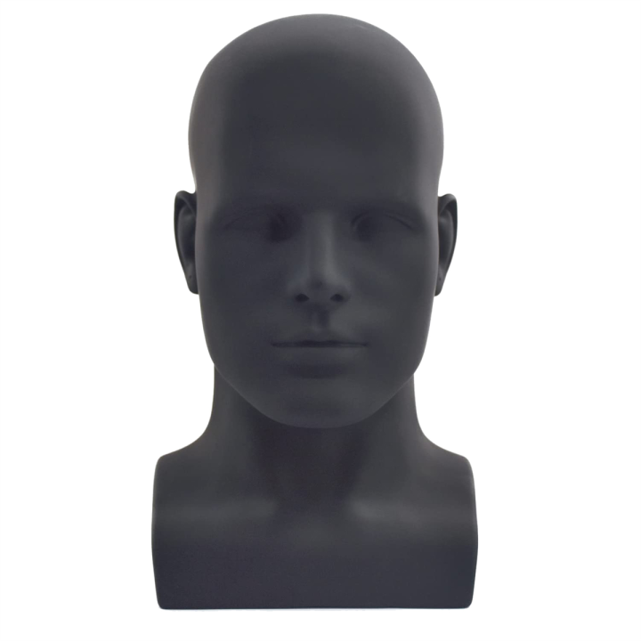 Male Mannequin Head Professional Manikin Head for Display Wigs Hats