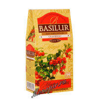 BASILUR Чай черный листовой с клюквой 100грамм BASILUR Cranberry