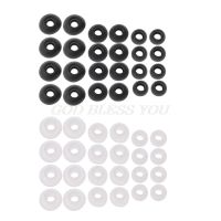 12 Pairs(S/M/L) Soft Black Silicone Replacement Eartips Earbuds Cushions Ear pads Covers For Earphone Headphone Drop Shipping