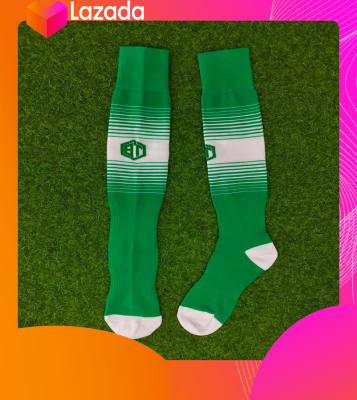 ถุงเท้ากีฬา Ballthai fc สีเขียวขลิปขาว