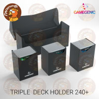 Gamegenic - Triple Deck Holder 240+ ชุดกล่องใส่การ์ด 3 เด็ค ใส่การ์ดได้ 240 ใบ