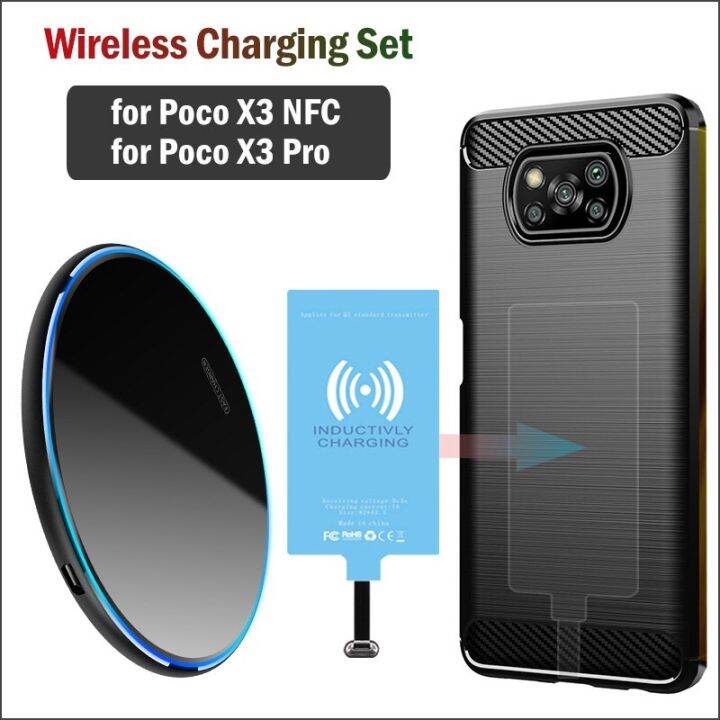 [HOT] Qi Wireless Charging for Xiaomi POCO X3 Pro X3 NFC Phone Wireless