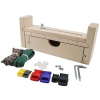 Diy Tool Bracelet Woven Workbench Length Adjustable Manual Wooden Paracord Jigs Set Rope Weaving Maker Platform Knitting  Crochet