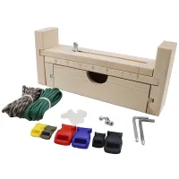 Diy Tool Bracelet Woven Workbench Length Adjustable Manual Wooden Paracord Jigs Set Rope Weaving Maker Platform Shoes Accessories