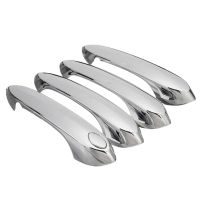 4PCS Car Chrome Outer Door Handle Cover Trim ABS Door Handle Cover Trim for BMW X3/X4/X5/X6/X7/M5/3/5/6/ G01 G02 G05 G06 G07 Puller Handles Sticker