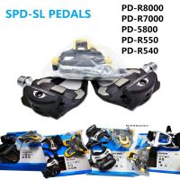 R7000 PD/PD5800/R540/R550ถนนคันเหยียบจักรยานคาร์บอน Self-Lock บันไดแป้นเหยียบ SPD กับ Cleats SM-SH11 Altegra Pd-R8000