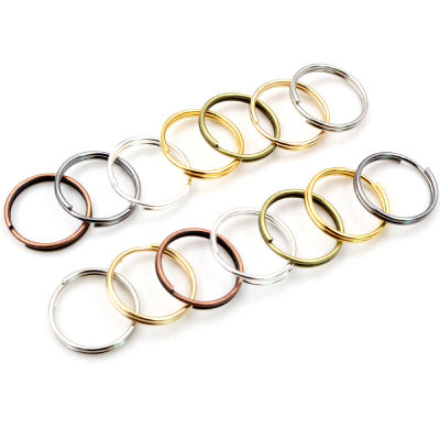 10PCS Open Jump Rings Double Loops Gold Color Split Rings Connectors For Jewelry Making