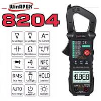 WINAPEX 8204 AC-DC 600A มัลติมิเตอร์ดิจิตอล คลิปแอมป์ แคล้มป์มิเตอร์ มิเตอร์วัดไฟแบบดืจิตอล