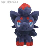 ☈27bf6658 Brinquedo De Pelúcia Pokémon Zorua Sentado Boneca Recheada Original Presente 40ซม.