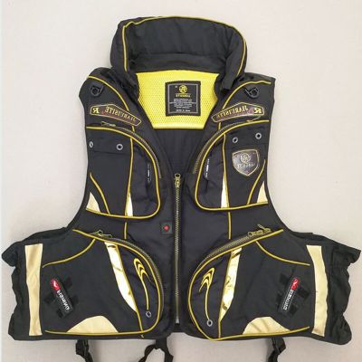 Water Sports Life Vest Jackets Reflective Multi-pockets Buoyancy Fishing Safety Waistcoat Outdoor Swimming Yacht Surfing Vests  Life Jackets