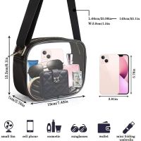 Phone Storage Bag Transparent Travel Bag Stadium Concert Bag Crossbody Bag For Women Mens Outdoor Travel Bag