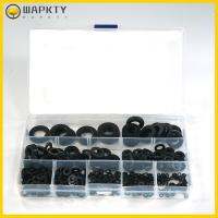 WAPKTY 580Pcs เหล็กคาร์บอนสตีล วงแหวนแบน M2 M2.5 M3 M4 M5 M6 M8 M10 M12 9ขนาด วงแหวนสำหรับสกรู แหวนรองสีดำ เครื่องซักผ้าคละแบบ เครื่องใช้ในครัวเรือน