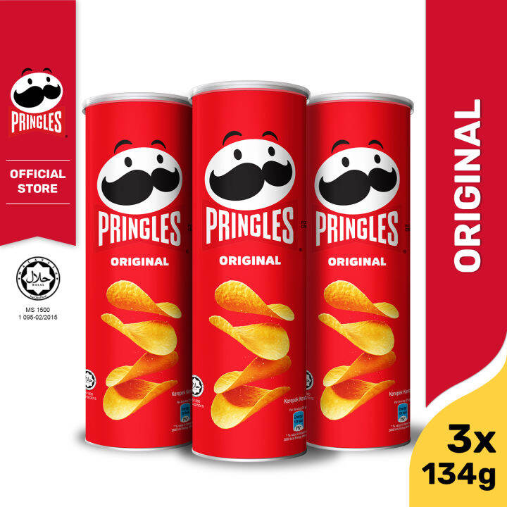 Pringles Potato Chips Original 134g Bundle Of 3 Lazada Ph