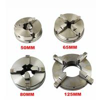 Self-Centering Lathe Chuck 3/4 Jaws Wood Lathe Chuck 50/65/80/90/125mm DIY Metal Wood Lathe Tools