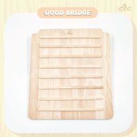 บันไดไม้ประตูกรง Shobi ARB68SA-1 สำหรับกระต่าย แกสบี้ [WOOD&amp;MOOD]